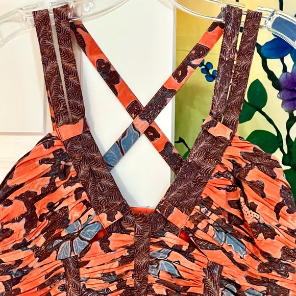 🌺🎉HP🎉🌺 NWT Ulla Johnson Anya Silk Dress Amaryllis - Picture 10 of 16